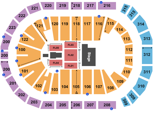 Gas South Arena Timbiriche Seating Chart