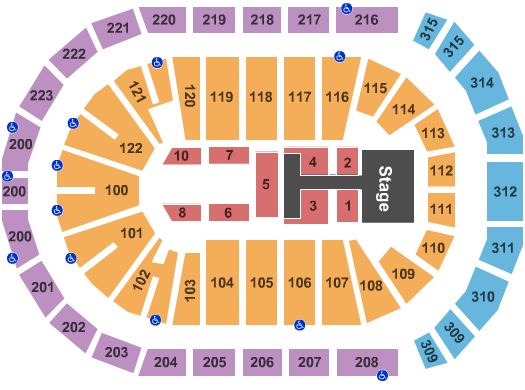 Gas South Arena Toby Mac Seating Chart