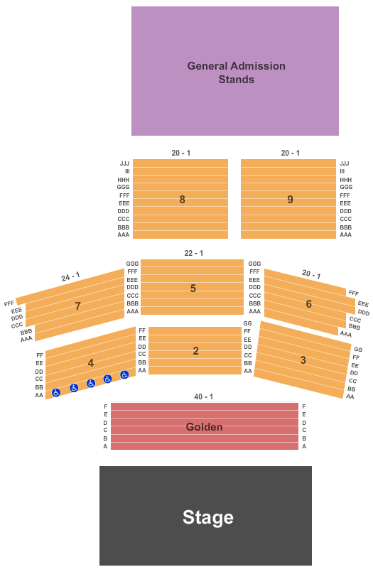Inn Of The Mountain Gods Resort & Casino End Stage Seating Chart