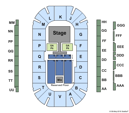 Sandman Centre Jason Aldean Seating Chart