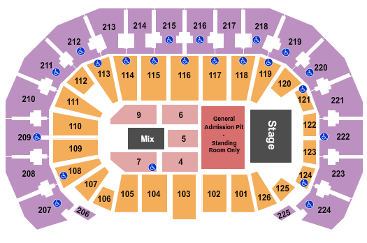 Chris Stapleton Seating Chart