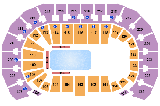 INTRUST Bank Arena Cirque Crystal Seating Chart