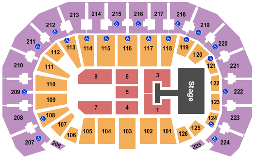 INTRUST Bank Arena Def Leppard Seating Chart