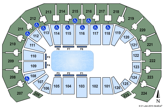 INTRUST Bank Arena Disney On Ice Seating Chart