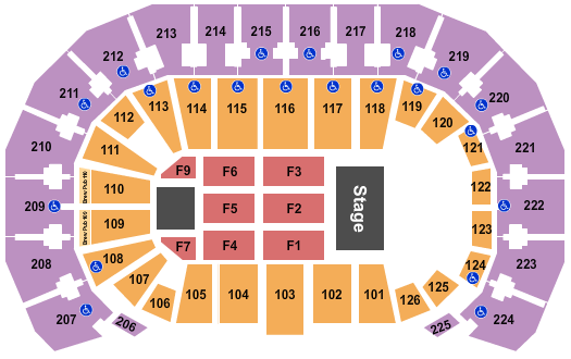INTRUST Bank Arena Endstage 6 Seating Chart