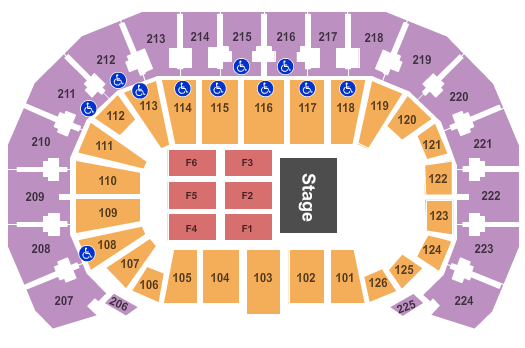 INTRUST Bank Arena George Lopez Seating Chart