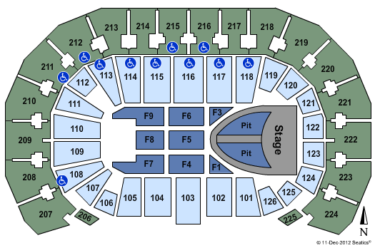 INTRUST Bank Arena Taylor Swift Seating Chart