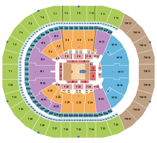 Intuit Dome Basketball - Big3 Seating Chart