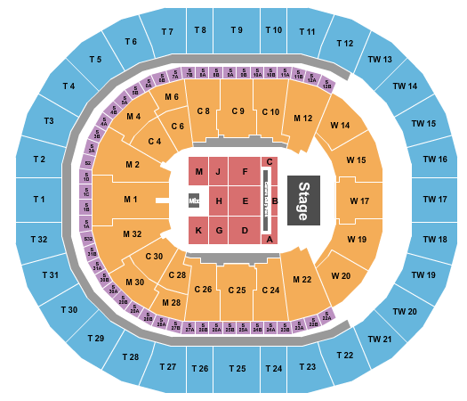 Intuit Dome Elevation Worship Seating Chart