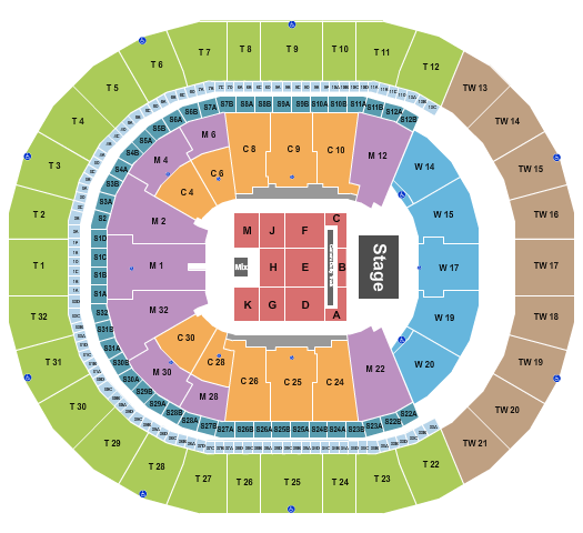 Intuit Dome Elevation Worship Seating Chart