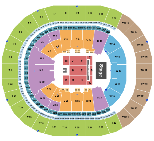 Intuit Dome Elevation Worship Seating Chart