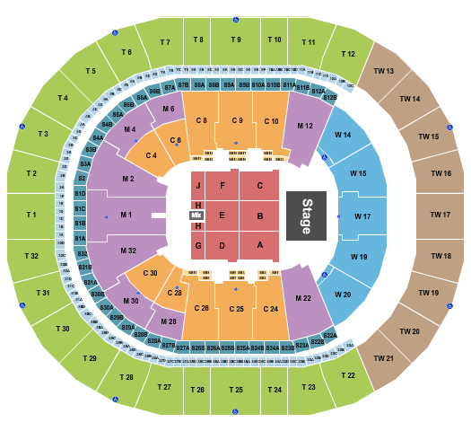 Intuit Dome Endstage H Seating Chart