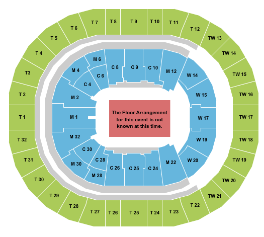 Intuit Dome Generic Floor Seating Chart