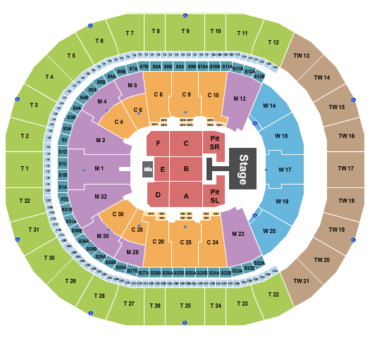 Intuit Dome Marca Registrada Seating Chart