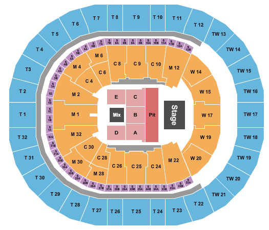 Slipknot Intuit Dome Seating Chart