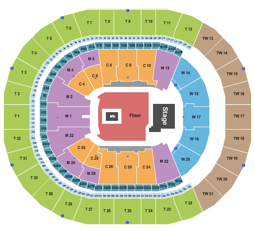 Intuit Dome Twenty One Pilots Seating Chart