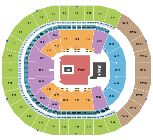 Intuit Dome Twenty One Pilots Seating Chart