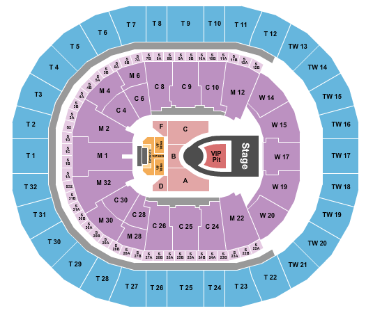Usher Intuit Dome Seating Chart