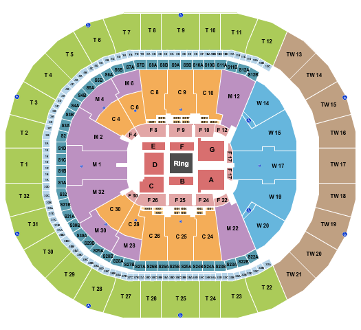 Intuit Dome WWE Seating Chart