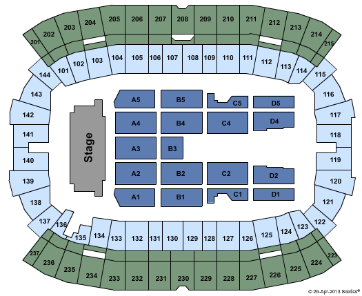 Princess Auto Stadium Paul McCartney Seating Chart