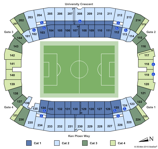 Princess Auto Stadium Soccer Seating Chart