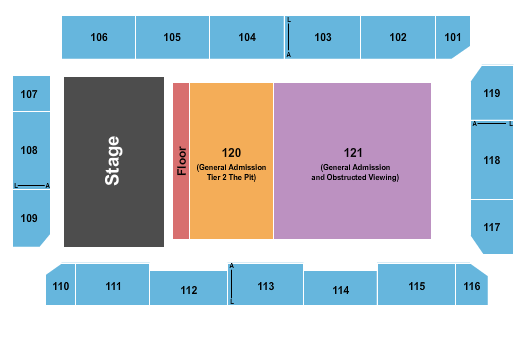 Ion International Training Center Arena Concert Seating Chart