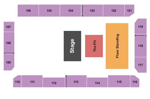 Ion International Training Center Arena Half House Seating Chart