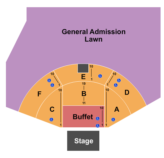 seating chart for Willie Nelson - eventticketscenter.com