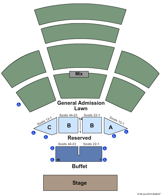 Ironstone Amphitheatre At Ironstone Vineyards Endstage-2 Seating Chart
