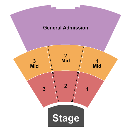 Iroquois Amphitheater Endstage GA Seating Chart