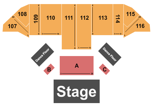 Irvine Barclay Theatre Big Bad VooDoo Seating Chart