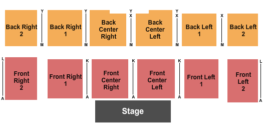 Irving Convention Center at Las Colinas Endstage Seating Chart