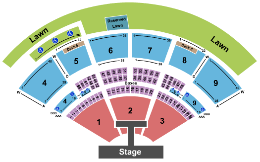 Isleta Amphitheater Rascal Flatts Seating Chart