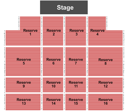 Ithaca College Athletics and Events Center End Stage Seating Chart