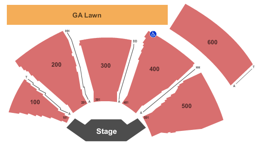 Ives Concert Park End Stage Seating Chart