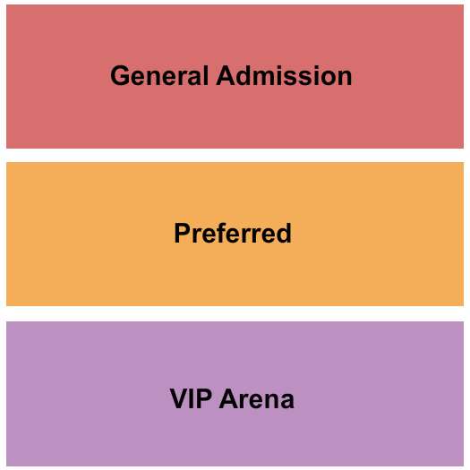 J.B. Wells Arena GA/VIP/Preferred Seating Chart