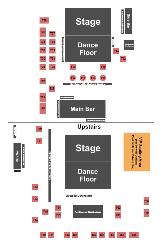 JC Cowboys Endstage Seating Chart