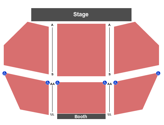 J E Broyhill Civic Center Endstage GA Seating Chart