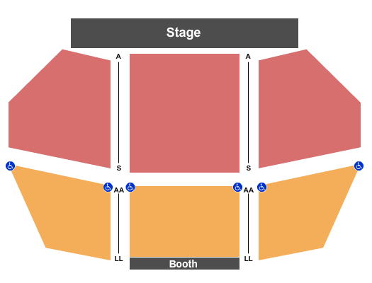 J E Broyhill Civic Center End Stage Seating Chart