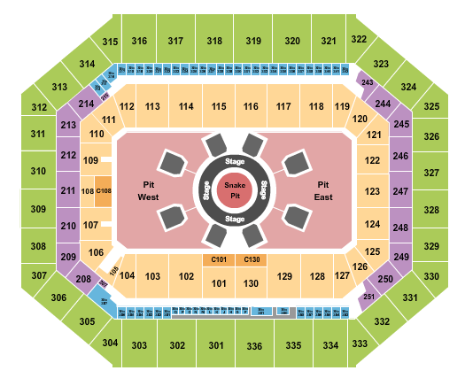 JMA Wireless Dome Seating Chart