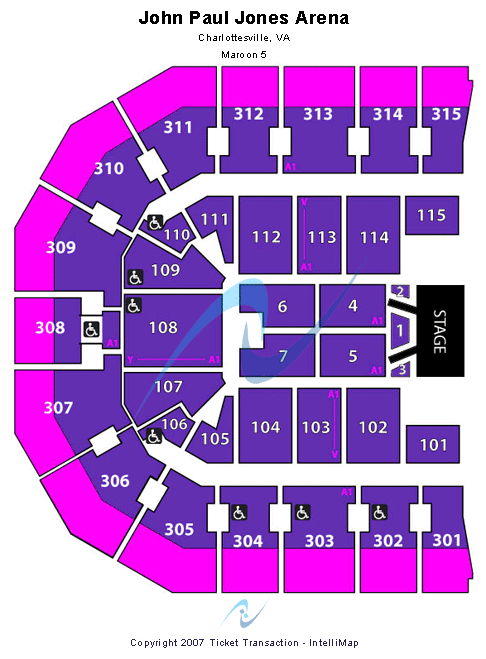 John Paul Jones Arena Maroon 5 Seating Chart