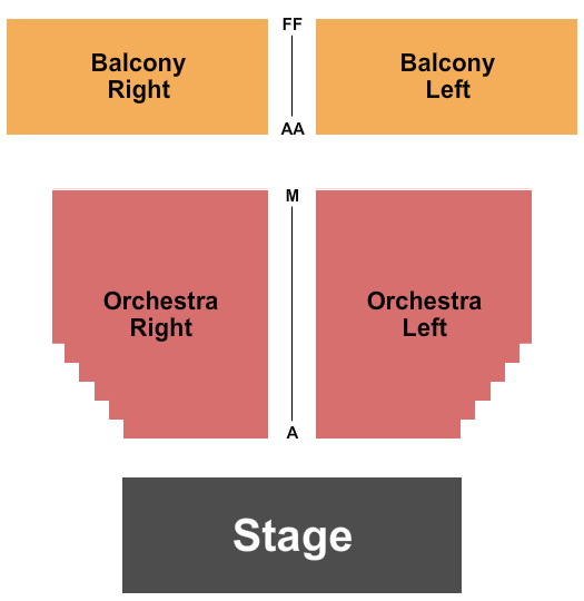JPT Film & Event Center Endstage Seating Chart