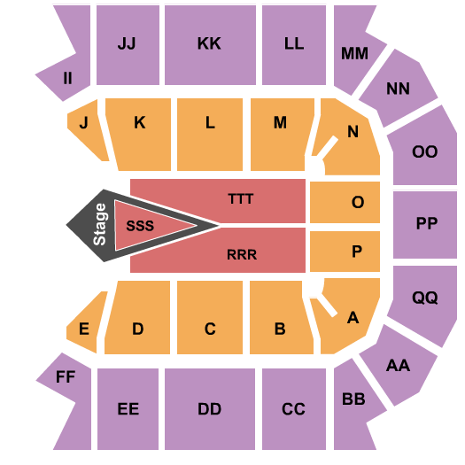 JQH Arena seating chart event tickets center
