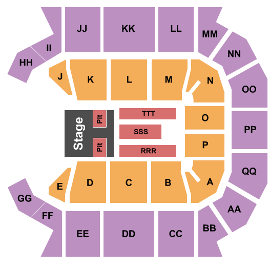 Great Southern Bank Arena Jake Owen Seating Chart