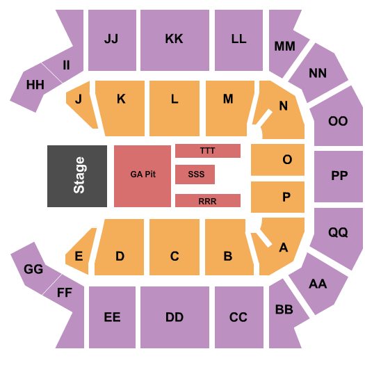 Great Southern Bank Arena Luke Bryan Seating Chart