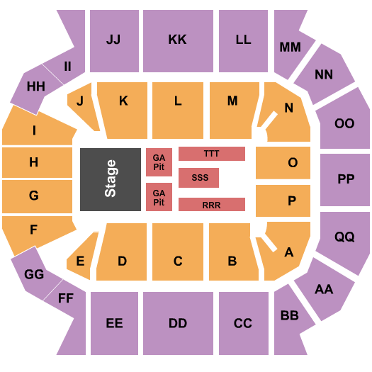 Great Southern Bank Arena Seating Chart