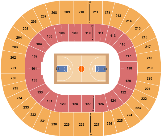 Breslin Center Interactive Seating Chart Elcho Table