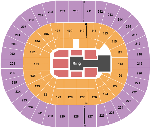 Jack Breslin Student Events Center WWE Seating Chart