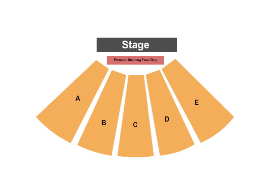 Bi-Mart Amphitheater Platinum SRO & Reserved Seating Chart