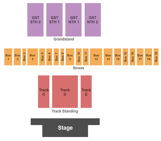 Jackson County Fairground - OR End Stage Seating Chart